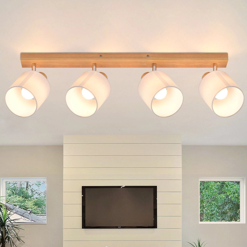 ZMH Faretto da soffitto vintage orientabili 350° E14 per soggiorno