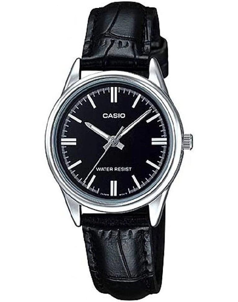 CASIO COLLECTION Mod. ONLY TIME LADY, LEATHER - BLACK