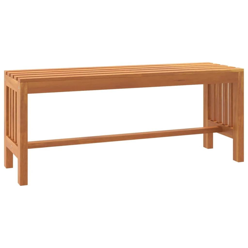 Panca da Corridoio-Sgabello-Panca da esterno 110 cm Legno Massello di Eucalipto