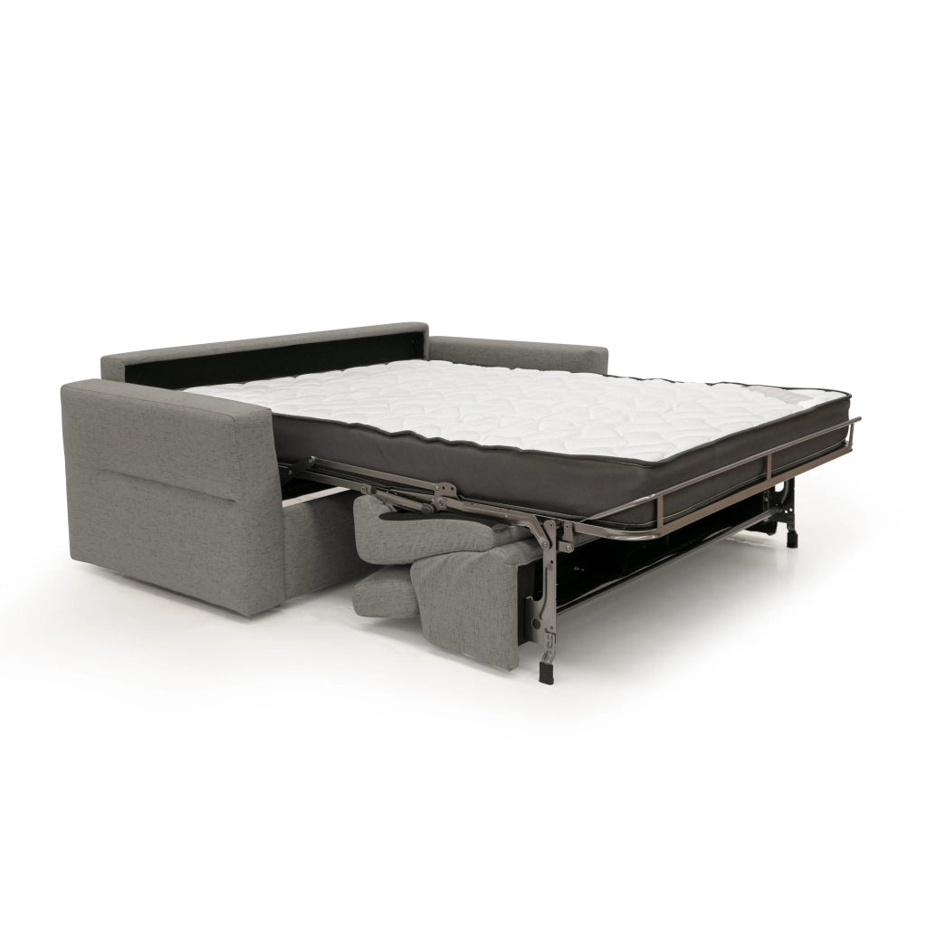 Avalon Divano letto con materasso H18 200 cm (mat. 140x197 cm) marrone