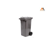BIDONE IMMONDIZIA CARRELLATO Lt. 120 - cm 55 x 50 x 94 grigi