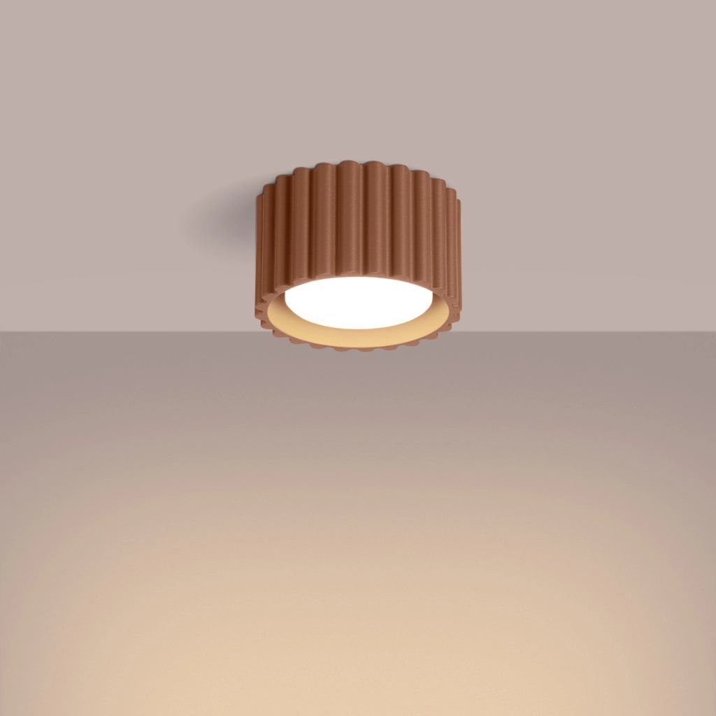 Lampada da soffitto AURA 1 moka Gx53