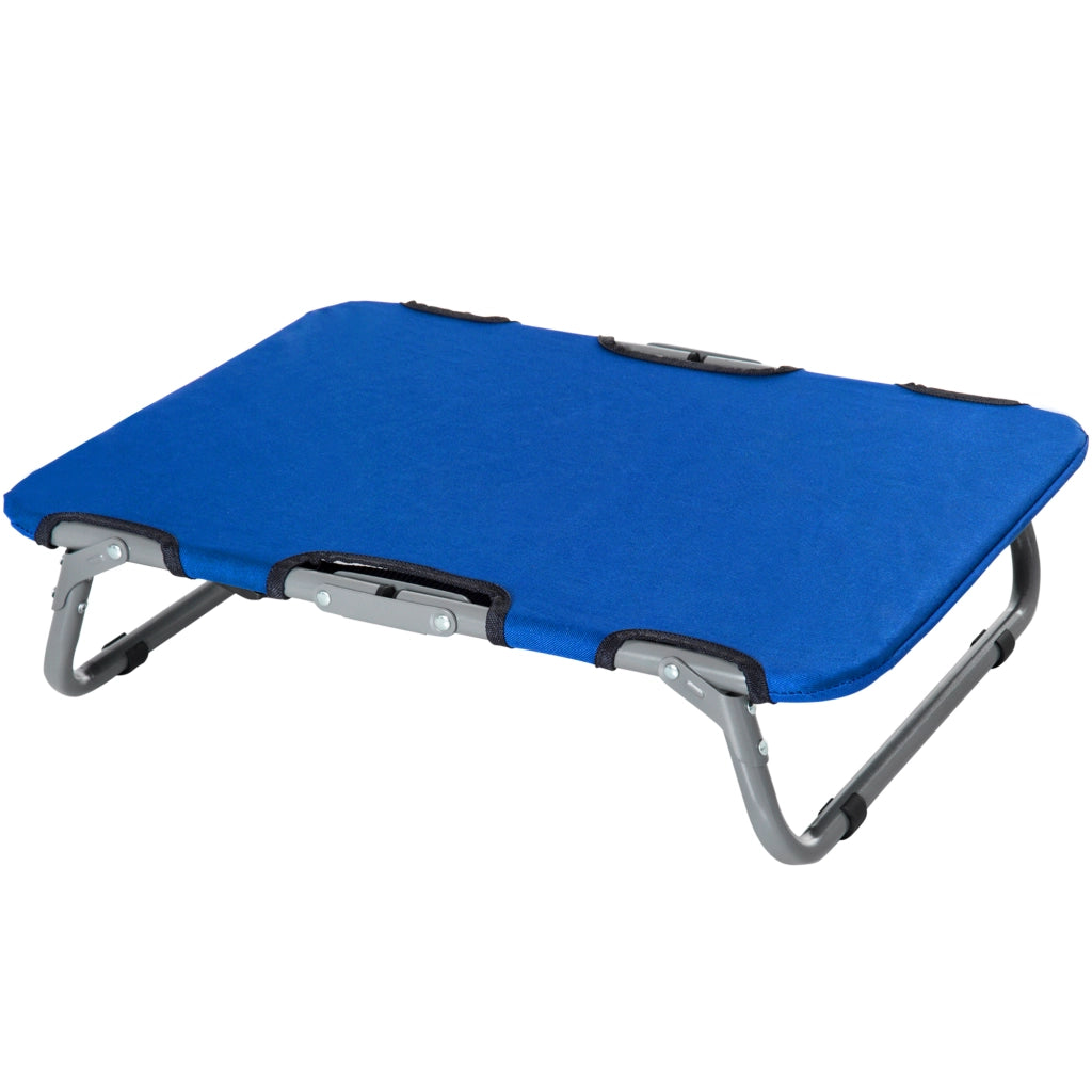 Brandina per Cani Pieghevole Rialzata ¨C zephmum ¨C Blu 59x46x15 cm