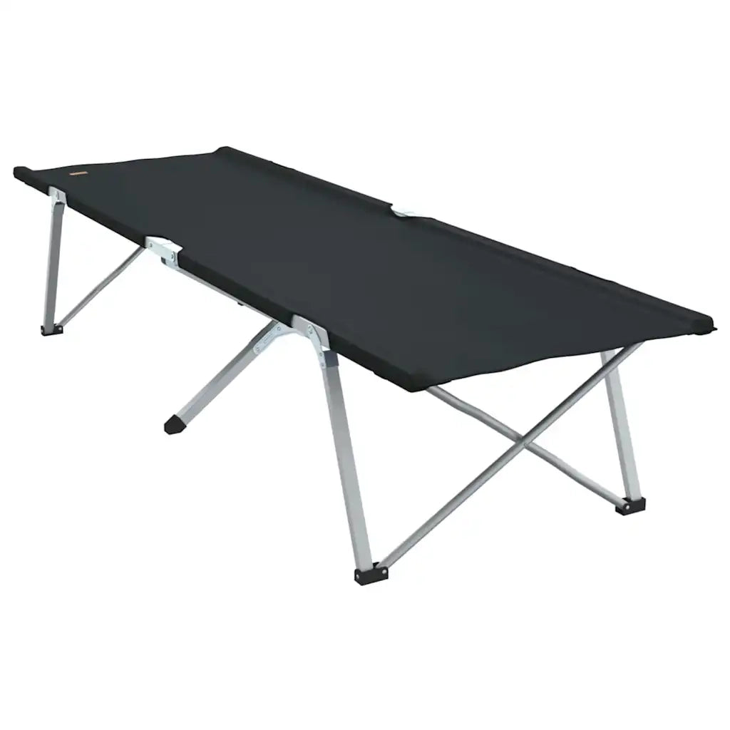 Letto da campeggio pieghevole 2 pz Nero 194 x 62,5 x 42,5 cm CFW1840823
