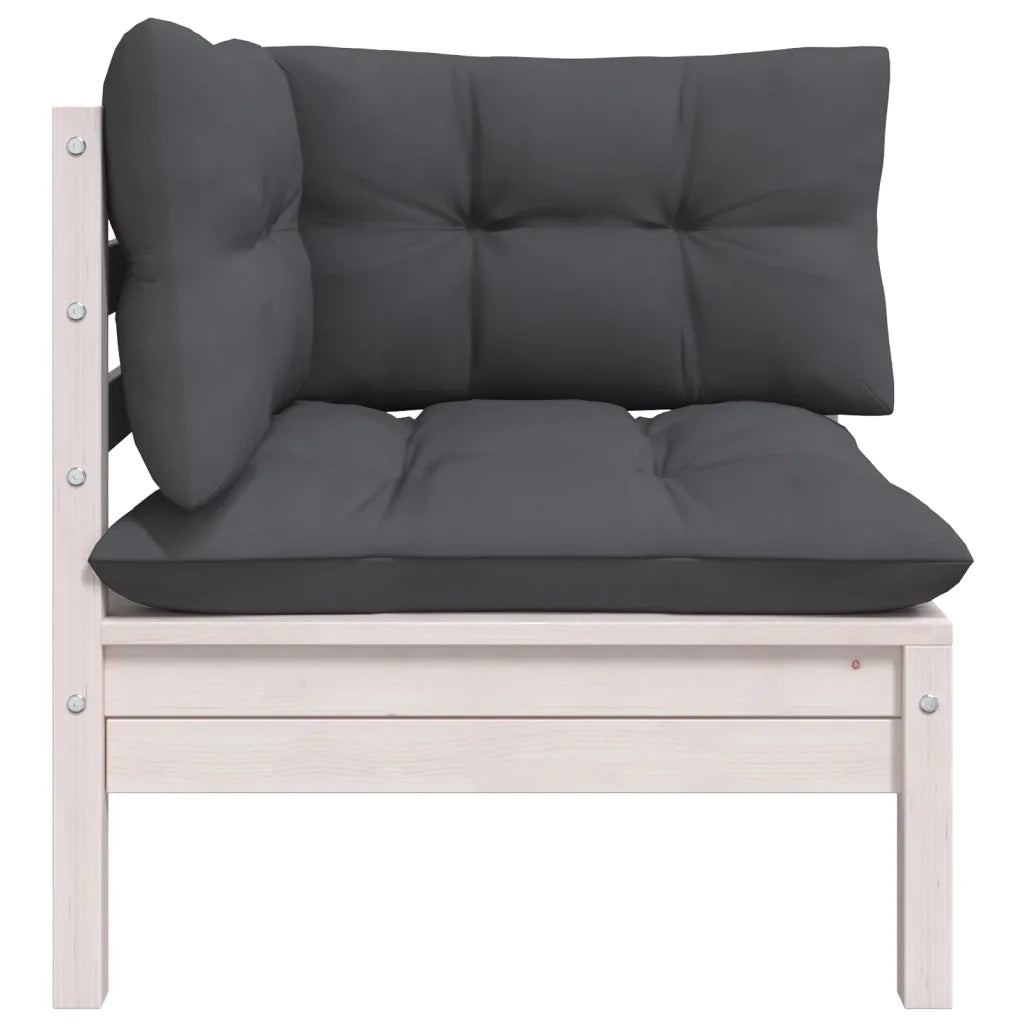 Set Divani da Giardino 8 pz con Cuscini Legno Massello di Pino 3096227