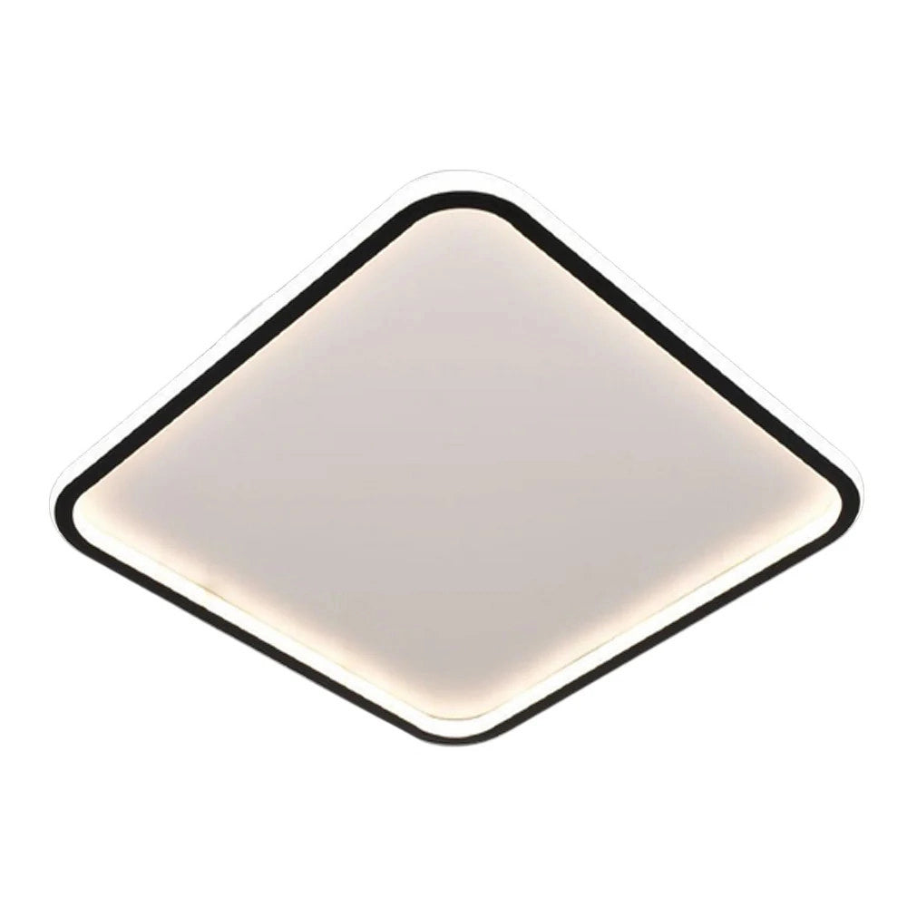 Trade Shop - Plafoniera Lampada Da Soffitto Quadrata 50w 4000lm Con Bordo Tecnologia Cct Ip20 C12-3c -