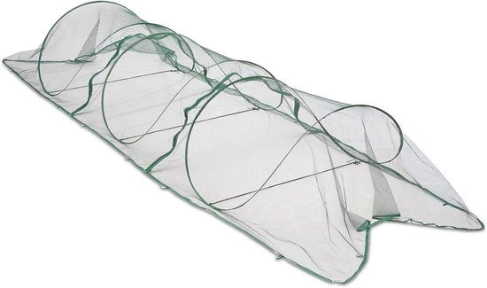 Tunnel per la coltivazione 35 m con tenda per verdure - Raffreddabile verde scuro