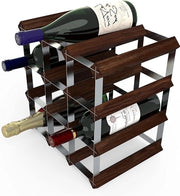 Kit di conservazione delle bottiglie di vino in pino scuro FSC - Tradizionale e Sostenibile