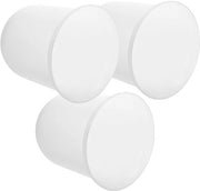 Set di 3 toilet borsette con sistema di schiuma automatico, hanger e becher per borsetta di toilette, borsetta di toilette, borsetta di pulizia per toilette in plastica, riciclabile