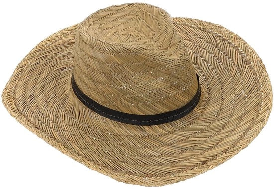 Cappello da Sole con Protezione Ample - Cappello di Paglia - Cappello a Casco - Cappello Estivo - Cappello Multifunzionale - Adatto per Circonferenza del Capo 58-60 cm - Cappello da Spiaggia