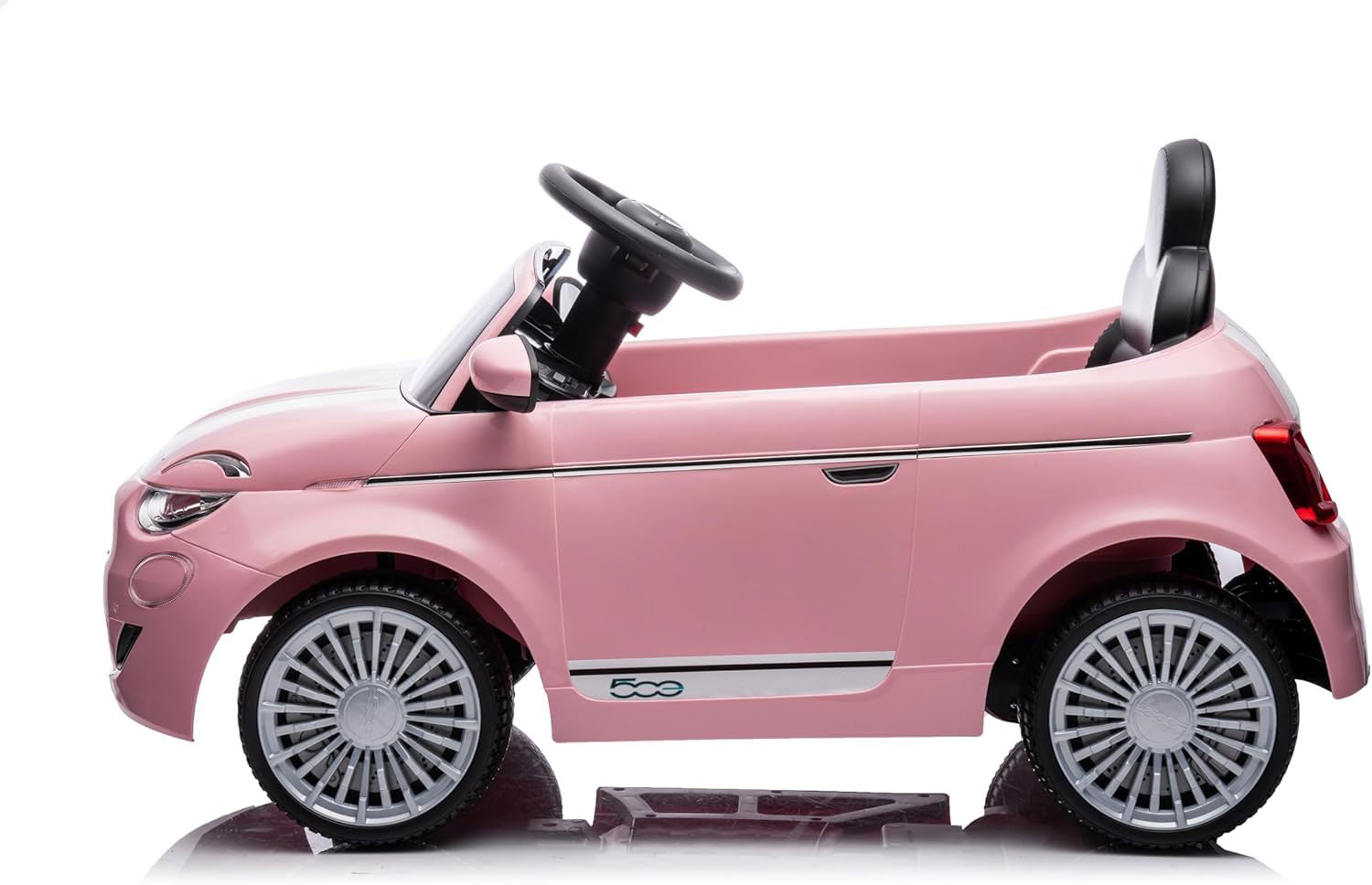 Macchina Elettrica per Bambini Licenza Ufficiale Fiat 500 Small 10,8V 3,1Ah Rosa