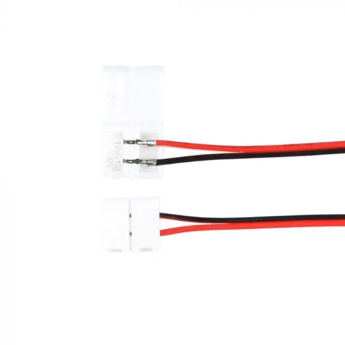 CONNETTORE FLESSIBILE PER STRISCE LED MONOCOLORE 3528 CLIP 2 PIN - SKU 3500
