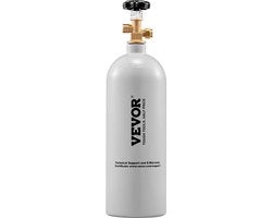 Fles di CO2 Capacità 2,26 kg Gas contenente anidride carbonica Flessa a 1800 PSI Adattatore di CO2 Flessa di proprietà Carbonatore di acqua CO2 riempito per acquari Flessa contenente anidride carbonica Flessa di stoccaggio