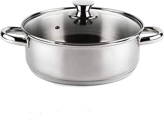 Pentola da Cottura 14 cm Acciaio Inossidabile Induzione Cottura Professionale