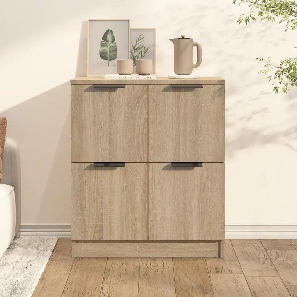 Credenza Rovere Sonoma 60x30x70 cm in Legno Multistrato cod mxl 67982