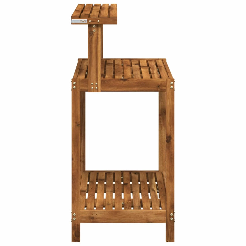 Banco da Giardinaggio Esterno 86,5 x 48,5 x 106 cm Naturale 903084