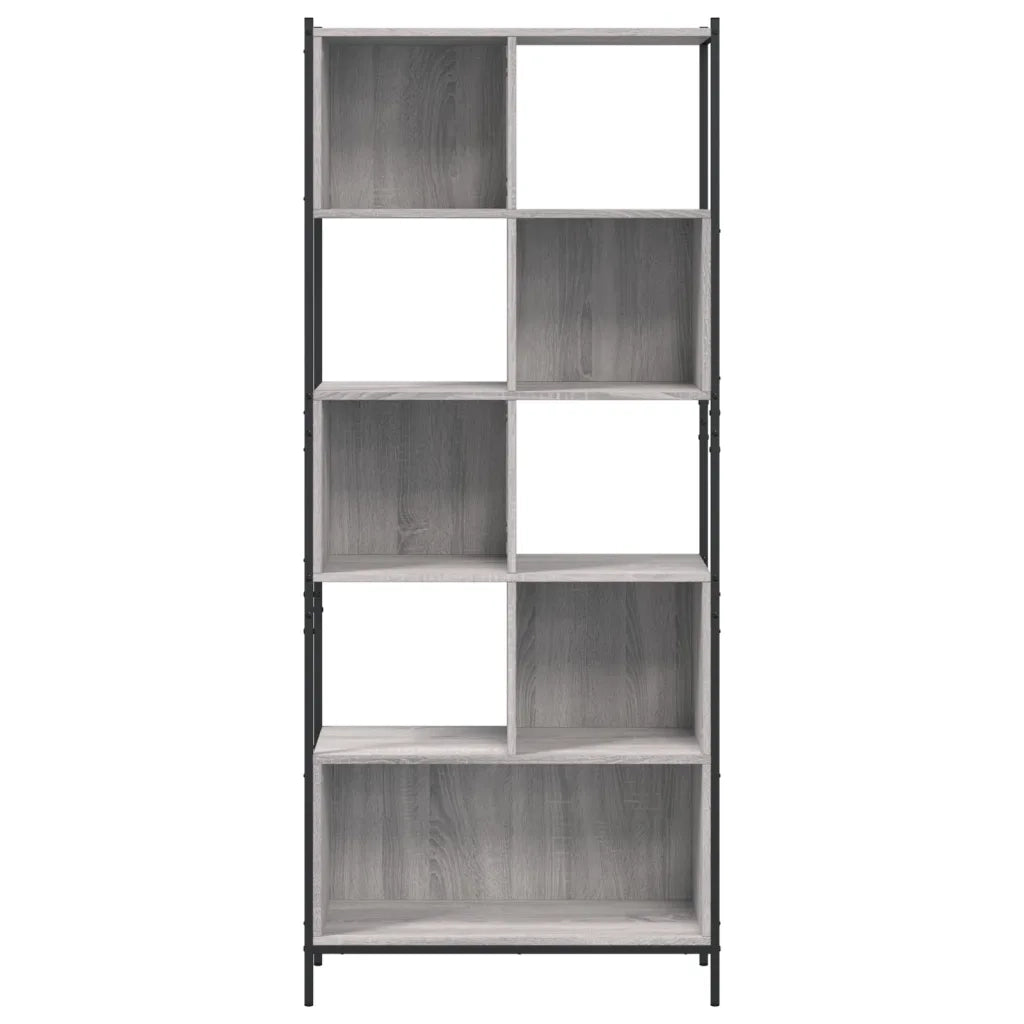 Libreria Grigio Sonoma 72x28x172 cm in Legno Multistrato 3213655