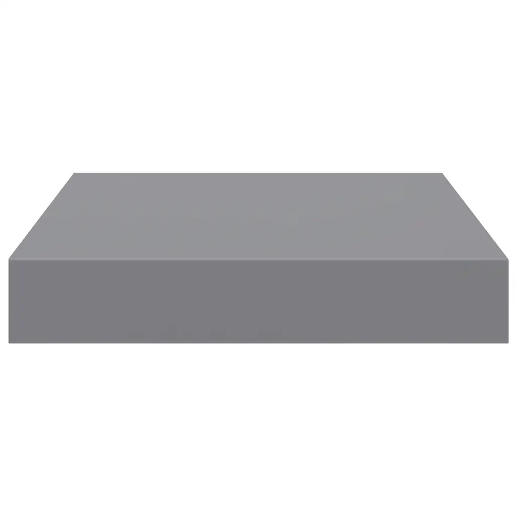Scaffali a Parete 4 pz Grigi 23x23,5x3,8 cm in MDF 323846