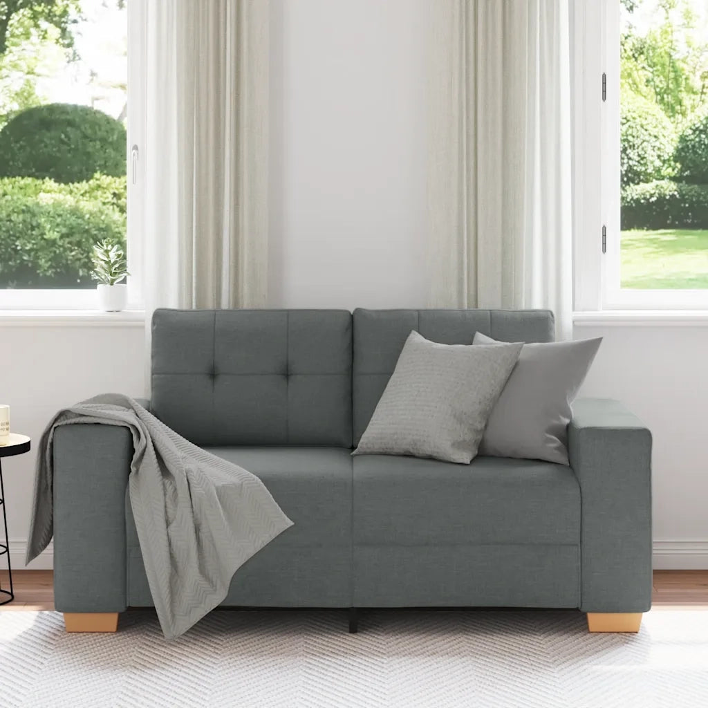 Divano Divanetto-Sofa Grigio Scuro 120 cm in Tessuto