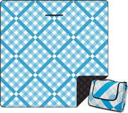 Ombrello per picnic acqua resistente XXL - impermeabile e resistente ai sassi - pieghevole e lavabile - 200 x 200 cm Piuma per picnic
