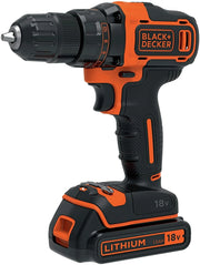 Trapano Avvititatore B+D 18V Litio + Val - Black E Decker