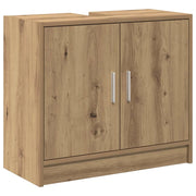 Mobile da Bagno | Armadio da bagno con porta Rovere artigianale 63 x 29 x 55 cm
