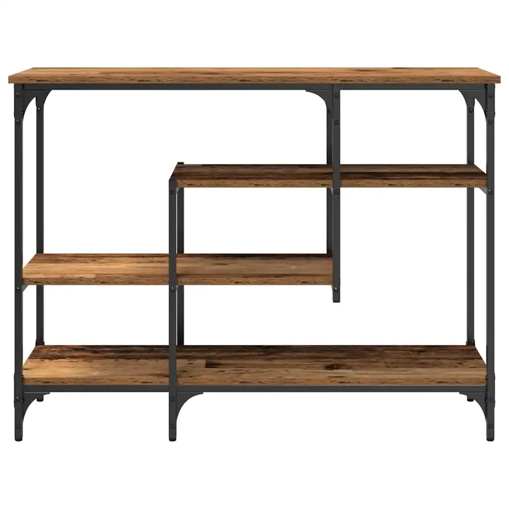 Tavolo Console con lo scaffale Legno vecchio 100 x 35 x 75 cm 863559