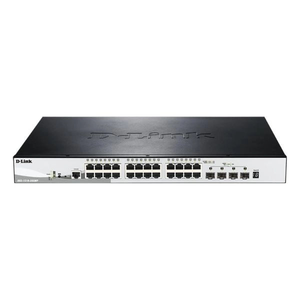 D-link dgs-1510-28xmp gestito l2/l3 gigabit ethernet (10/100/1000) supporto power over ethernet (poe) nero, grigio