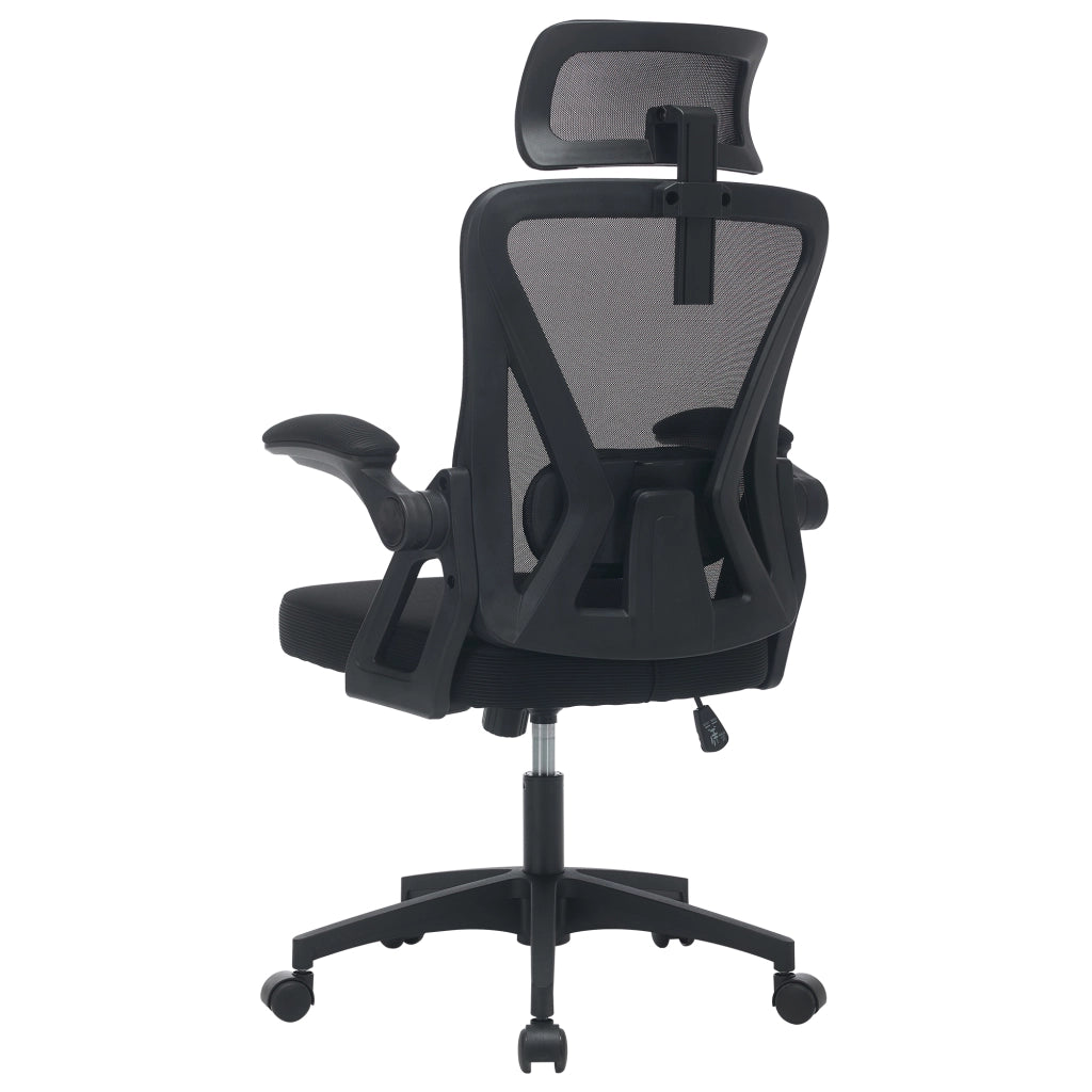 Sedia ufficio ergonomica in rete traspirante con supporto lombare e poggiatesta regolabili