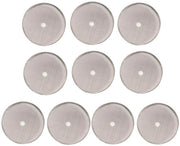 Filtro per caffè in acciaio inossidabile 10x - Francese - 1000 ml/34 oz - Filtro per macchina del caffè - Facile da pulire - Adatto per uso domestico e campeggio - Set di filtri per caffè