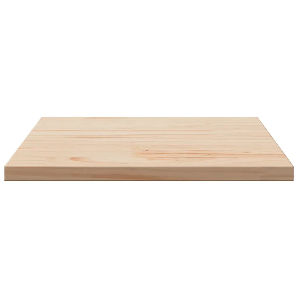 vidaXL Piano Tavolo 50x50x1,7 cm Quadrato in Legno Massello di Pino