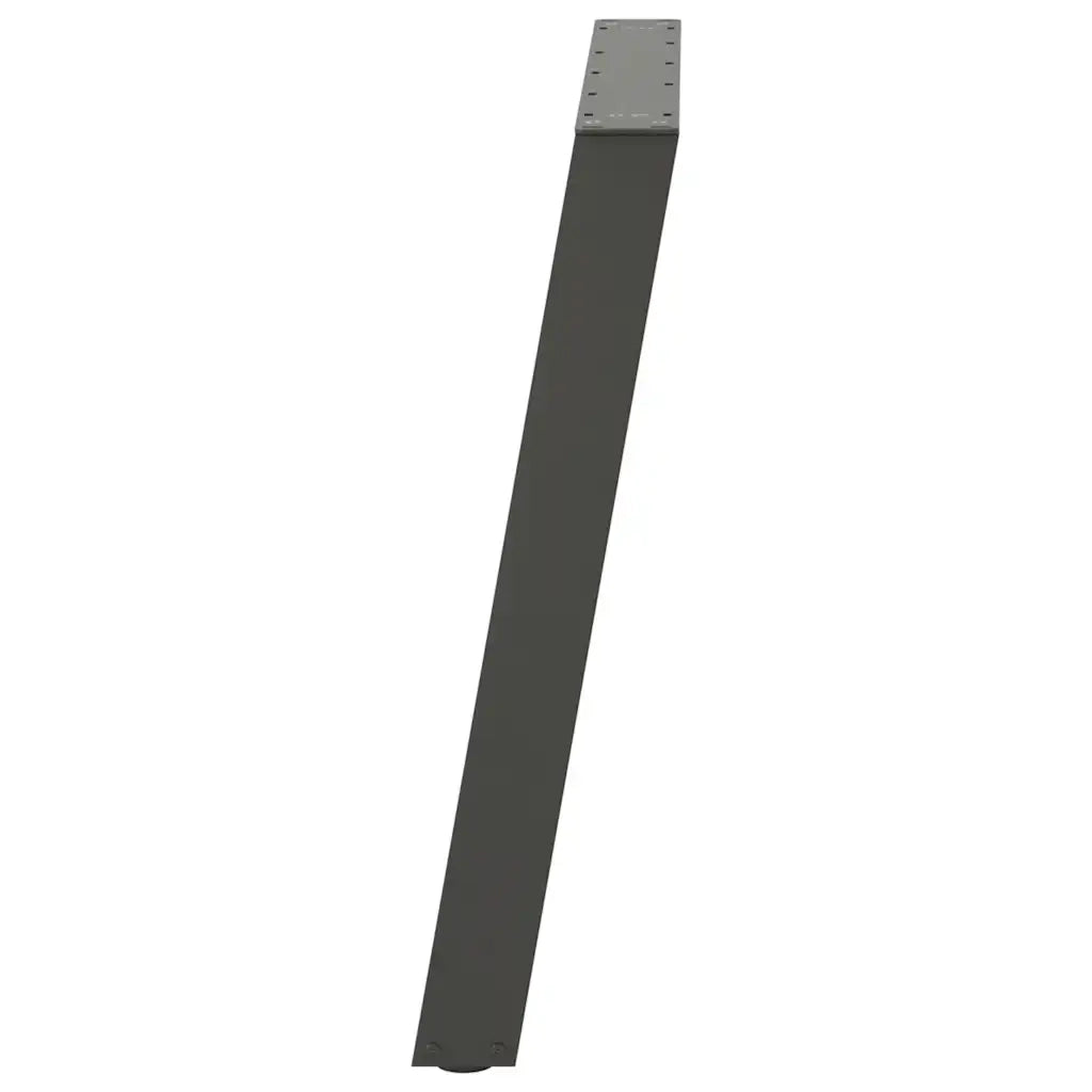 vidaXL Gambe per tavolo da pranzo a forma di U 2 pz Antracite 90x(72-73) cm Acciaio