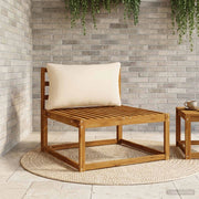 Cuscino per Schiena a 1 Pezzo PUTTEN 100% Poliestere Crema 946974