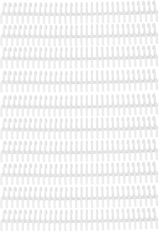 Bindkammen a 10 pezzi - Losse Blad Bindende Rug - Polipropilene - 30 Gatti - Capacità 180 Vel - Facile da Usare - Bindrug