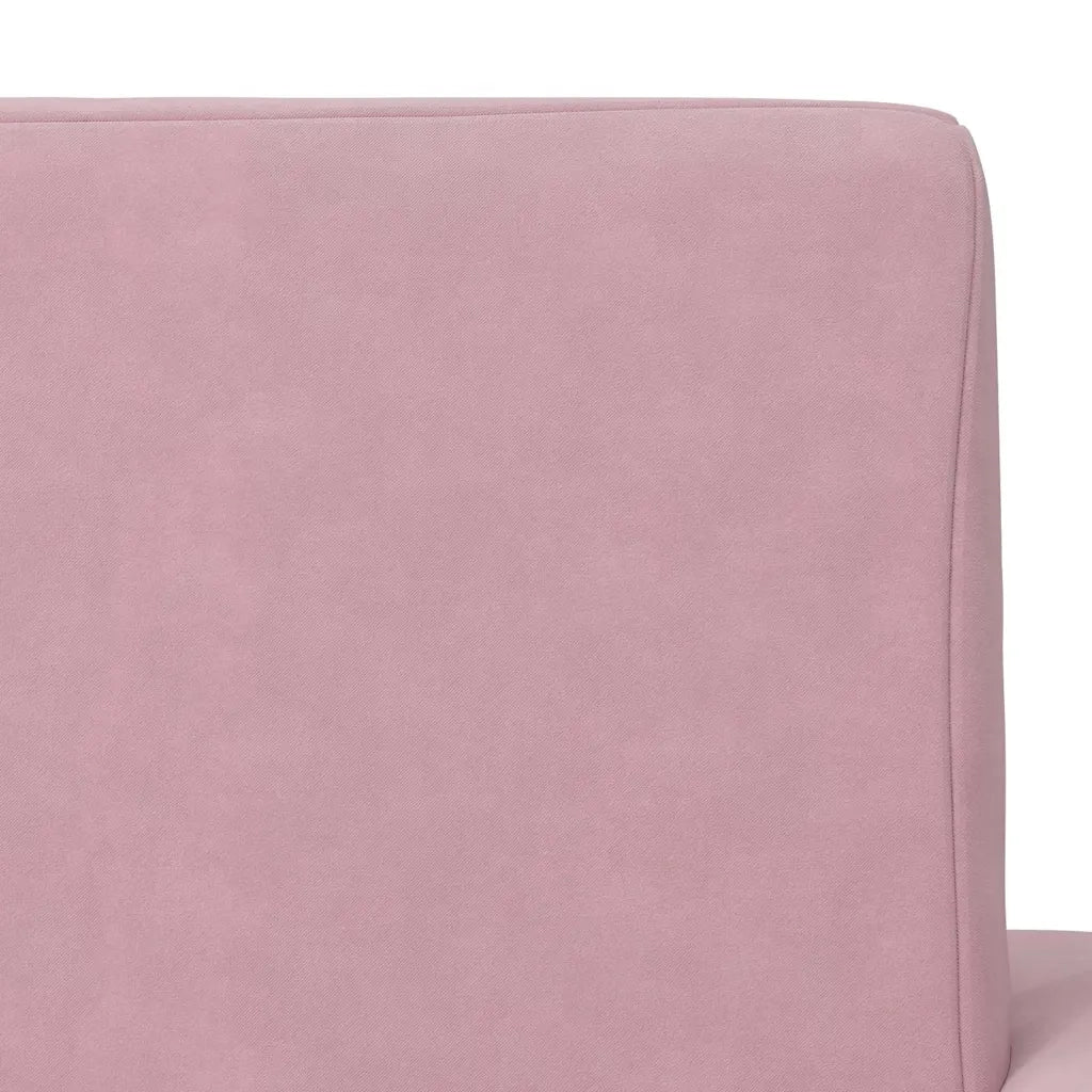 Divano per Bambini | Letto Infantile | Lettino Rosa in Morbido Peluche