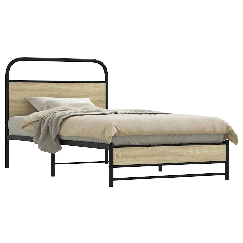 Giroletto senza Materasso Rovere Sonoma 107x203cm in Truciolato 4100424