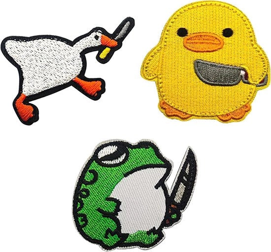 Pannelli di fissaggio con chiusura a gomma - 3 x pannelli con chiusura a gomma - inclusi gadget per il gancio con lama - per bambini, ragazze, camper, jeans, zaini.