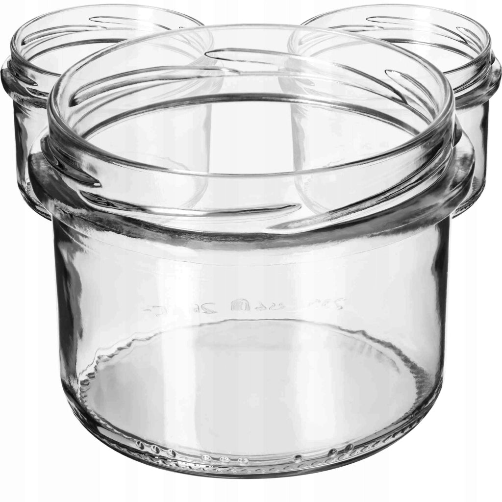 KADAX Barattoli da 235 ml per miele, conserve, marmellata, vetro per candele, 10 pezzi Fi 82