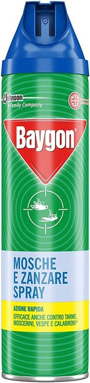 BAYGON SPRAY INSETTICIDA MOSCHE E ZANZARE 400 ML