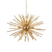 Lampadario Sputnik ORTA ottone satinato 9xG9 Endon