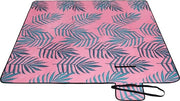 Tenda da picnic, 200 x 200 cm, grande asciugamano per mare, asciugamano per campeggio, fondo impermeabile, lavabile in lavatrice, pieghevole, per giardino, parco, mare, campeggio, canna da giardino tropicale