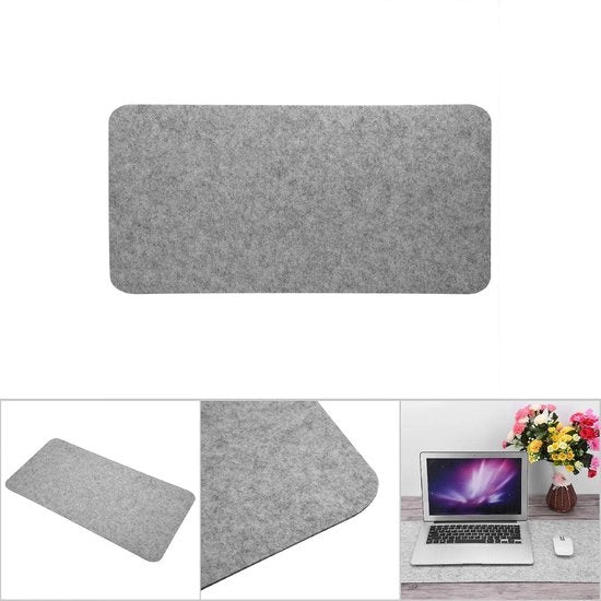Muismat Antistatico in Velluto - Opvouabile - 68x33 cm - Stoffa Impermeabile - Duraturo - Assorbimento Shock - Muismat