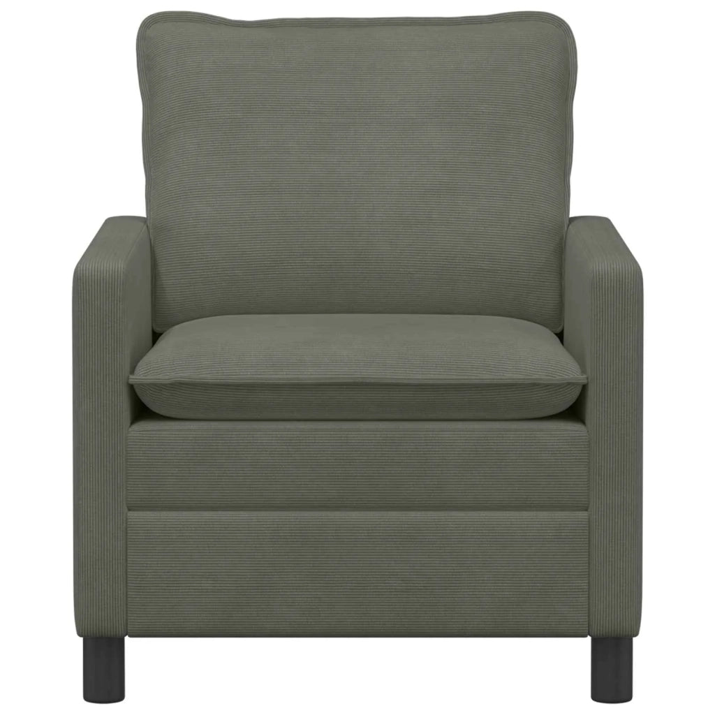 Divano Grigio Chiaro 76 x 81 x 87,5 cm Tessuto