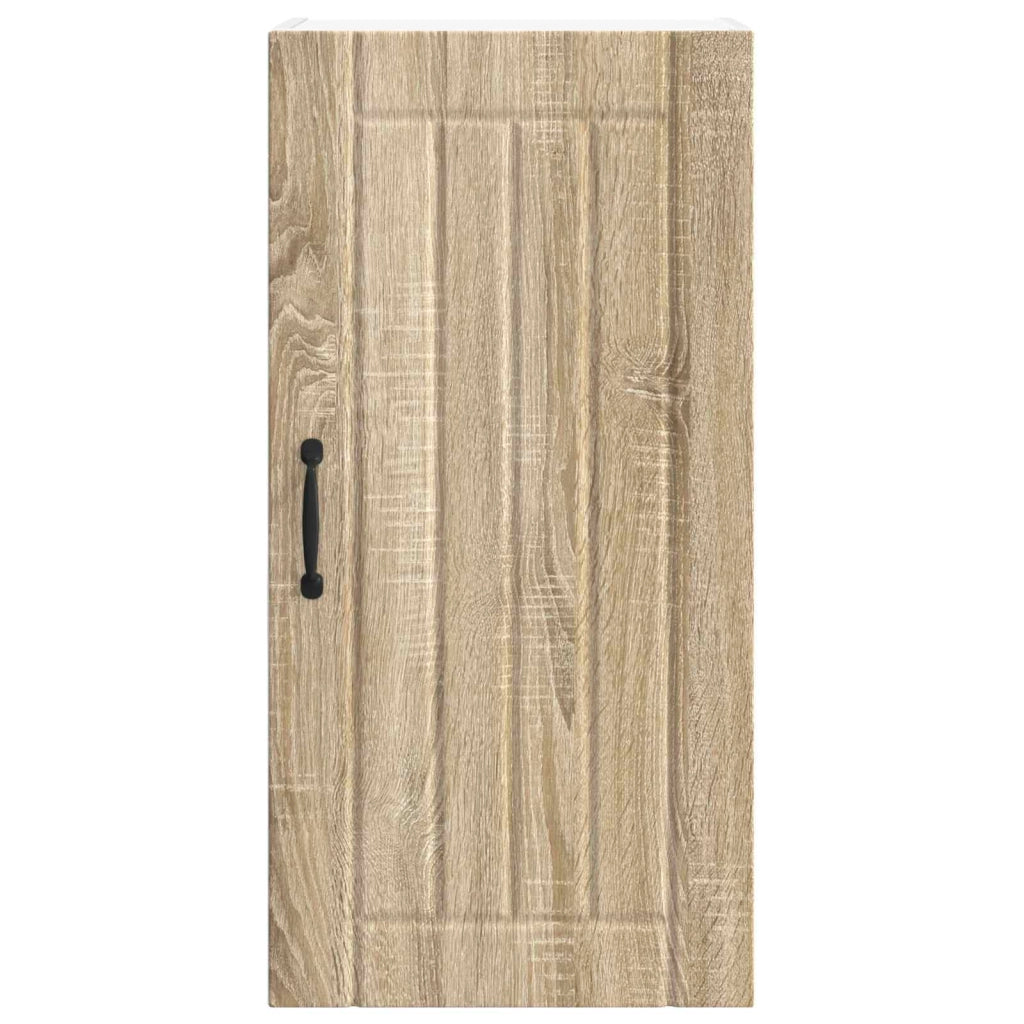 Mobile da cucina rettangolare moderno con pratico spazio contenitivo 40 x 31 x 80 cm realizzato in legno ingegnerizzato di rovere Sonoma 02_0054044