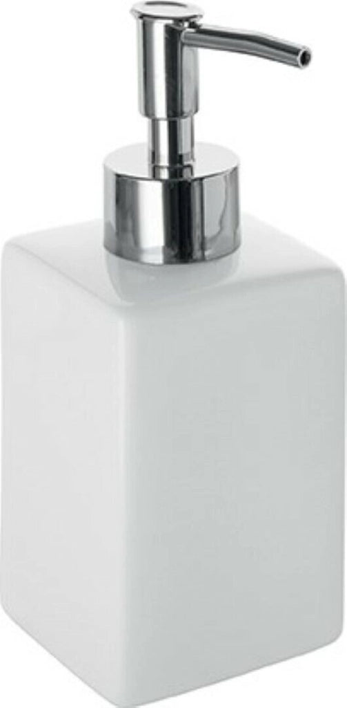 Dosasapone Verbena Bianco Pompetta Metallo Gedy - Gedy