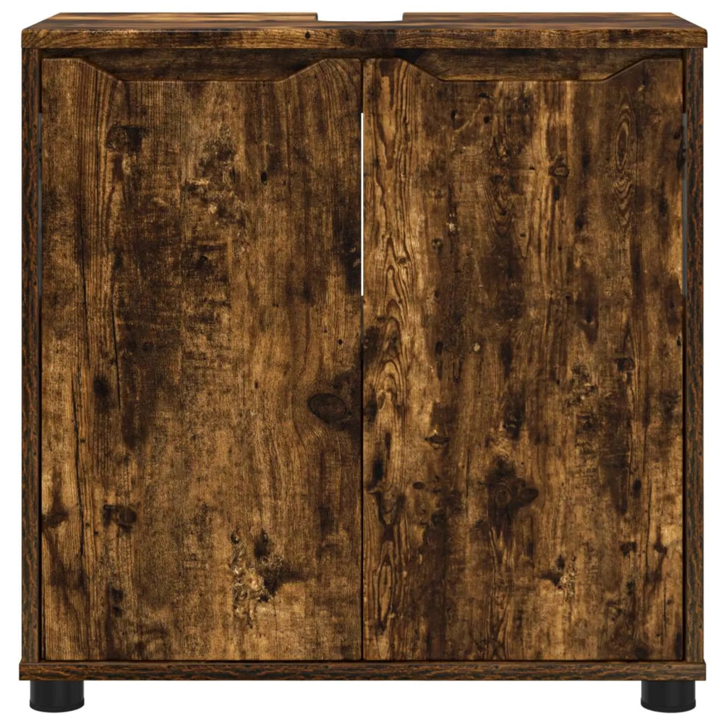 Mobile per lavabo da bagno Rovere fumé 60 x 30 x 60 cm 888752