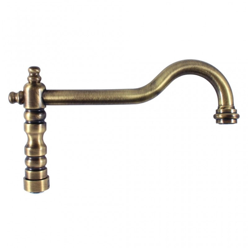 MORAVA Miscelatore Lavabo Retro 3 Fori in Bronzo con Piletta