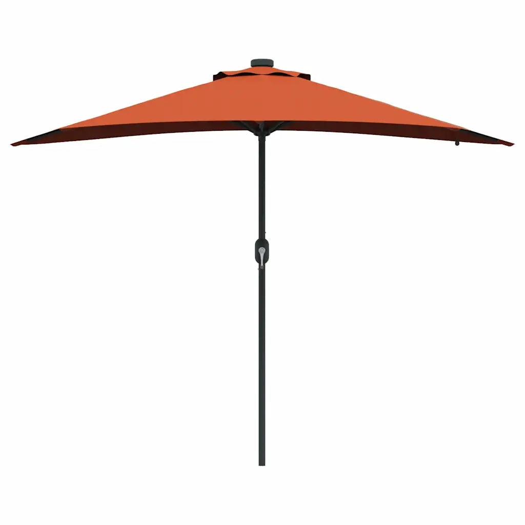 Ombrello da giardino Terracotta 294 x 150 x 223 cm 42003264