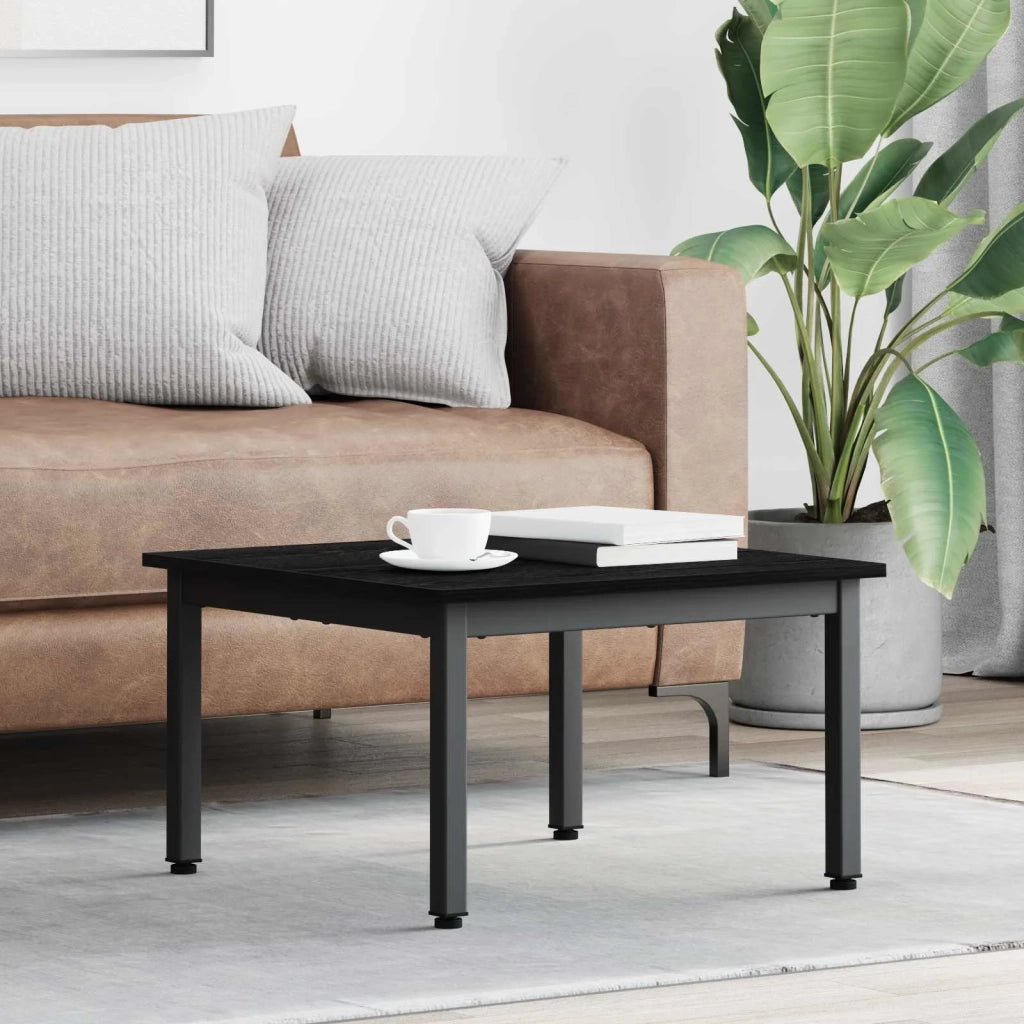 Tavolino da salotto Rovere Nero 60 x 60 x 36 cm 892554