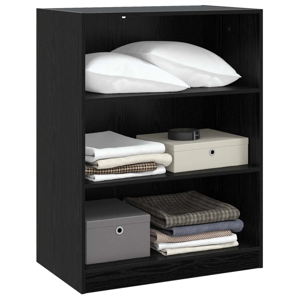 Guardaroba con lo scaffale Rovere nero 77 x 48 x 102 cm PB 8010915